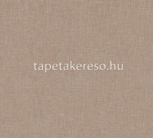 AS Creation Metropolitan Storys vinyl, vlies anyagú barna színű textilhatású, egyszínű klasszikus tapéta