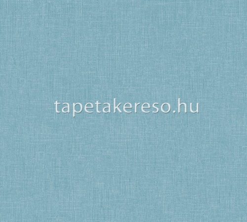 AS Creation Metropolitan Storys vinyl, vlies anyagú kék színű textilhatású, egyszínű klasszikus tapéta