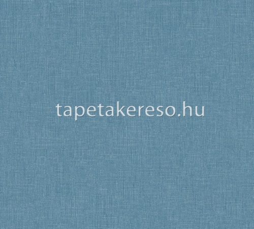 AS Creation Metropolitan Storys vinyl, vlies anyagú kék színű textilhatású, egyszínű klasszikus tapéta
