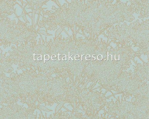 Architects Paper Absolutely Chic vlies anyagú türkiz, arany színű fás modern tapéta