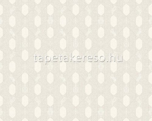 Architects Paper Absolutely Chic vlies anyagú szürke, fehér színű geometriai modern tapéta