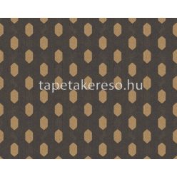   Architects Paper Absolutely Chic vlies anyagú arany, fekete színű geometriai modern tapéta