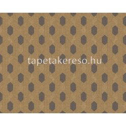   Architects Paper Absolutely Chic vlies anyagú arany, fekete színű geometriai modern tapéta