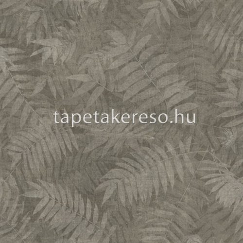 Midbec Passion vlies, vinyl anyagú szürke, homok színű leveles modern, natural tapéta