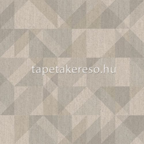 Midbec Passion vlies, vinyl anyagú beige, szürke színű geometriai, textilhatású modern, natural tapéta