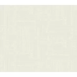   Adawall Alfa vinyl anyagú fehér színű geometriai, struktúrált modern tapéta