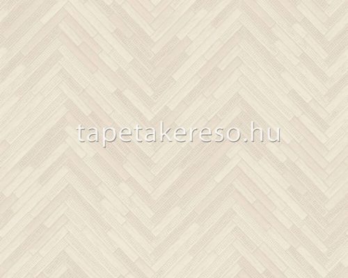 AS Creation Versace 4 vlies, vinyl anyagú törtfehér, beige színű geometriai, famintás klasszikus tapéta