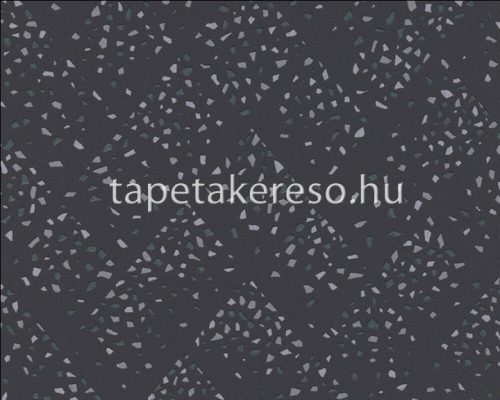 AS Creation New Walls vlies anyagú fekete, szürke, csillámos színű kőmintás modern tapéta