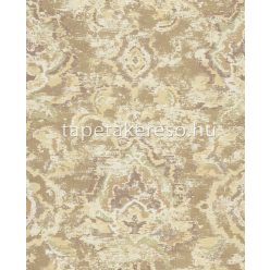   Eijffinger Sundari vlies anyagú beige, zöld, barna színű virágos, textilhatású retro tapéta