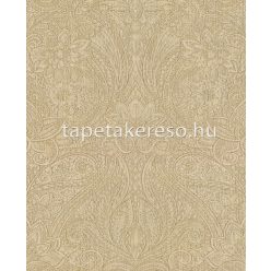   Eijffinger Sundari vlies anyagú szürke, arany színű henna retro tapéta