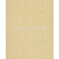   Eijffinger Sundari vlies anyagú fehér, arany színű henna retro tapéta