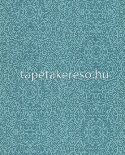 Eijffinger Sundari vlies anyagú kék színű henna retro tapéta