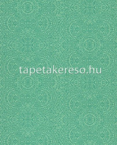 Eijffinger Sundari vlies anyagú zöld színű henna retro tapéta