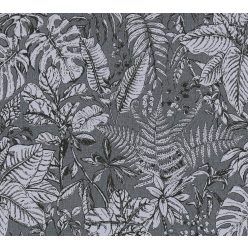   AS Creation Daniel Hechter 6 habos, vlies anyagú szürke, fekete színű leveles, növényes modern tapéta