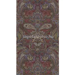   Eijffinger Sundari vlies anyagú lila, zöld, fekete, kék, szürke színű henna retro poszter