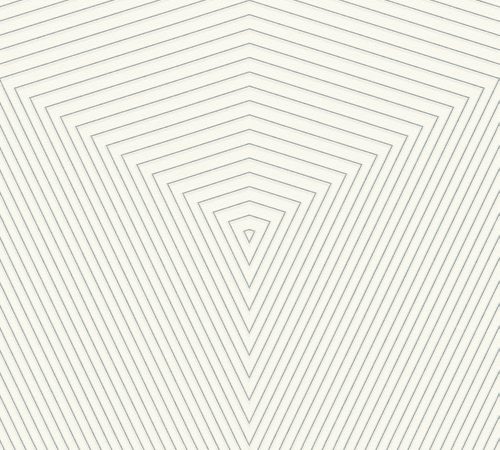 AS Creation 111 Shades of  White habos, vlies anyagú fehér, ezüst színű geometriai modern tapéta