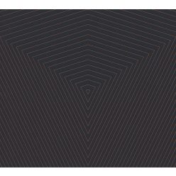   AS Creation Black is Beautiful habos, vlies anyagú fekete, arany színű geometriai modern tapéta