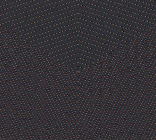AS Creation Black is Beautiful habos, vlies anyagú fekete, arany színű geometriai modern tapéta