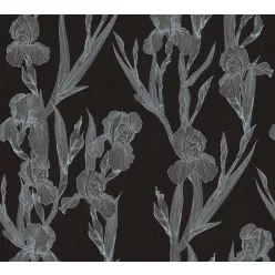   AS Creation Daniel Hechter 6 vlies, vinyl anyagú fekete, szürke színű virágos modern tapéta
