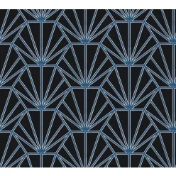   AS Creation Daniel Hechter 6 vlies, vinyl anyagú kék, fehér színű art deco, geometriai modern tapéta