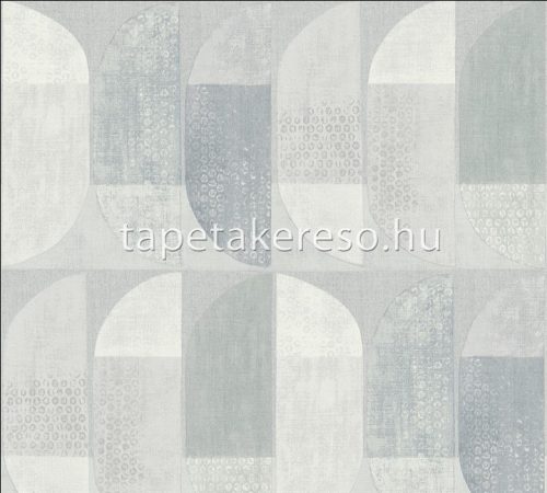 AS Creation Geo Nordic vlies, vinyl anyagú szürke, fehér színű geometriai modern tapéta