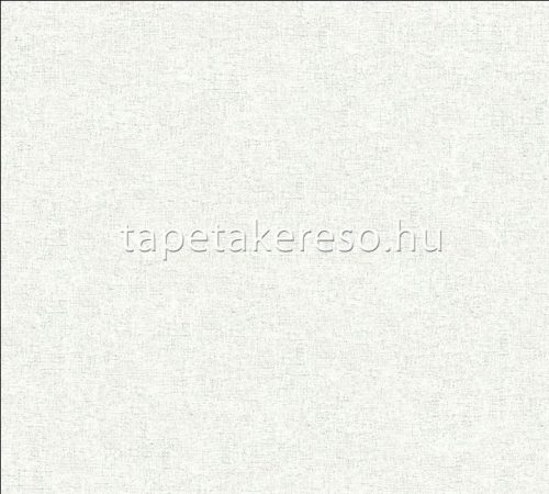AS Creation New Elegance vlies, habos anyagú fehér, ezüst színű textilhatású modern tapéta