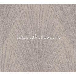   AS Creation New Elegance vlies, habos anyagú beige, szürke színű leveles modern tapéta