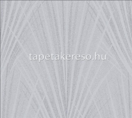 AS Creation New Elegance vlies, habos anyagú szürke színű leveles modern tapéta