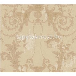   AS Creation History of Art vinyl, vlies anyagú barna, homok, arany színű koptatott, barokk klasszikus tapéta