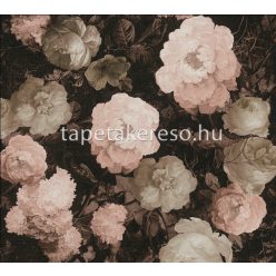   AS Creation History of Art vinyl, vlies anyagú fekete, rózsaszín, barna, fehér színű virágos romantikus tapéta
