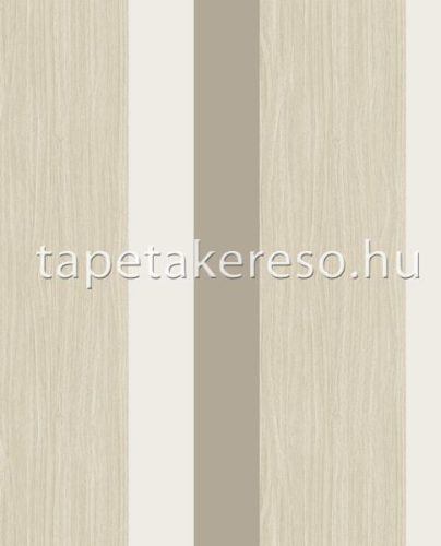 Eijffinger Stripes + vlies anyagú fehér, barna színű csíkos modern tapéta