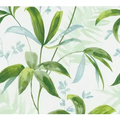   Architects Paper Jungle Chic vlies anyagú fehér, zöld, kék színű leveles romantikus tapéta