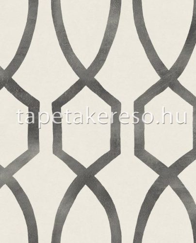 Eijffinger Stripes + vlies anyagú fehér, fekete színű geometriai modern tapéta