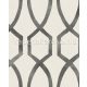 Eijffinger Stripes + vlies anyagú fehér, fekete színű geometriai modern tapéta