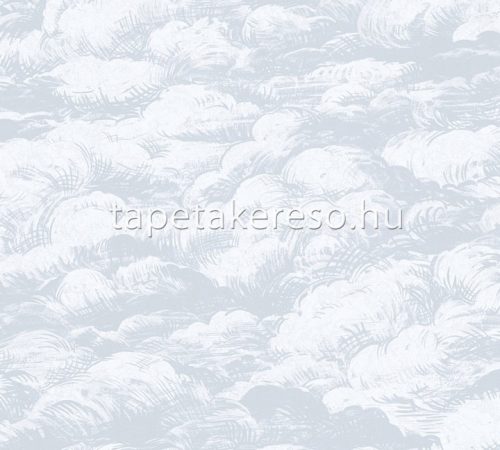 Architects Paper Jungle Chic vlies anyagú fehér, szürke színű felhős romantikus tapéta