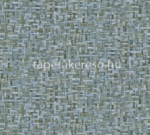 Architects Paper Jungle Chic vlies anyagú kék, zöld színű fonott romantikus tapéta