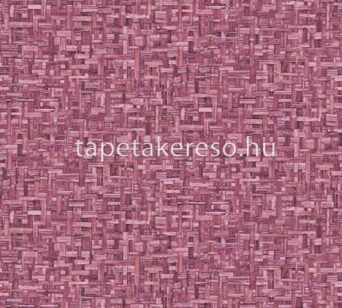 Architects Paper Jungle Chic vlies anyagú rózsaszín, bordó színű fonott romantikus tapéta