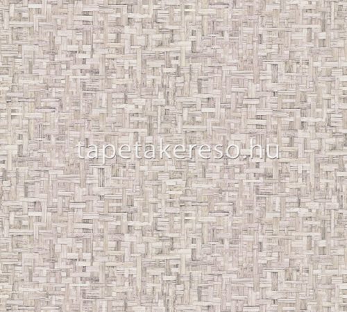 Architects Paper Jungle Chic vlies anyagú beige, szürke színű fonott romantikus tapéta