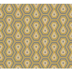   Architects Paper Jungle Chic vlies anyagú szürke, mustársárga, beige, fehér színű geometriai romantikus tapéta