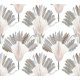 Architects Paper Jungle Chic vlies anyagú fehér, szürke, barna színű fás, leveles romantikus tapéta