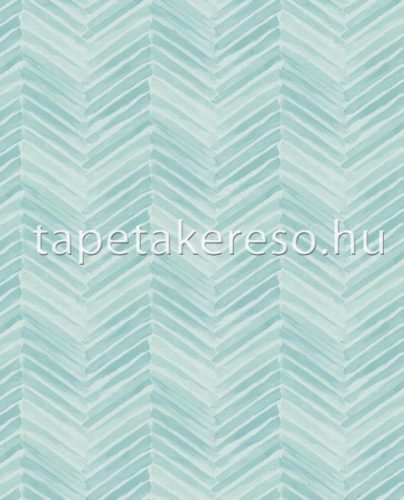 Eijffinger Stripes + vlies anyagú türkiz színű csíkos modern tapéta