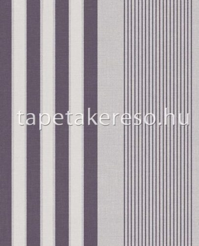 Eijffinger Stripes + vlies anyagú szürke, lila színű csíkos modern tapéta