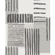 Eijffinger Stripes + vlies anyagú szürke, fekete, fehér színű geometriai modern tapéta