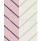 Eijffinger Stripes + vlies anyagú rózsaszín, kék, menta, fehér színű geometriai modern tapéta