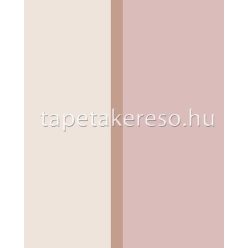   Eijffinger Stripes + vlies anyagú mályva, rózsaszín, rosegold színű csíkos modern tapéta