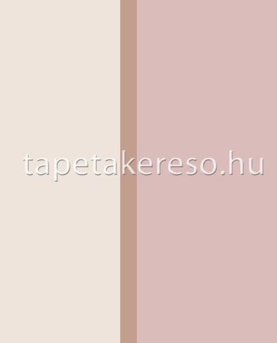 Eijffinger Stripes + vlies anyagú mályva, rózsaszín, rosegold színű csíkos modern tapéta