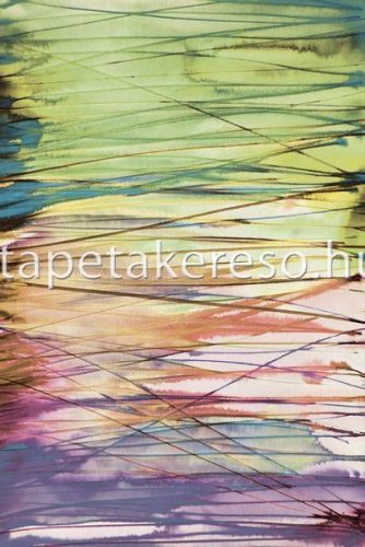 Eijffinger Stripes + vlies anyagú zöld, lila, rózsaszín színű absztrakt modern tapéta