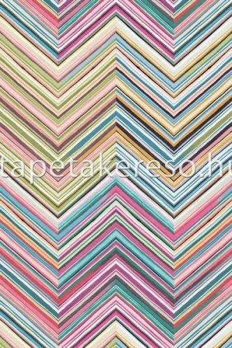Eijffinger Stripes + vlies anyagú rózsaszín, zöld, kék színű geometriai modern tapéta