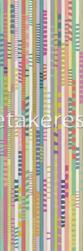 Eijffinger Stripes + vlies anyagú zöld, kék, lila színű csíkos modern tapéta