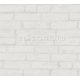 AS Creation 111 Shades of  White vinyl, vlies anyagú szürke, fehér színű 3d, téglamintás modern tapéta